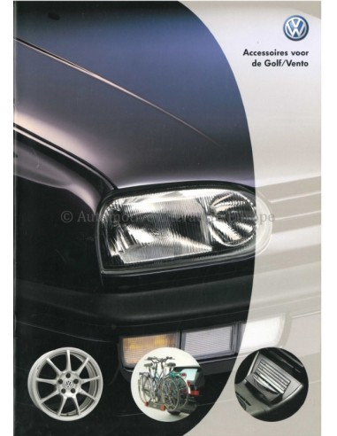 2002 VOLKSWAGEN GOLF & VENTO ACCESSOIRES BROCHURE NEDERLANDS