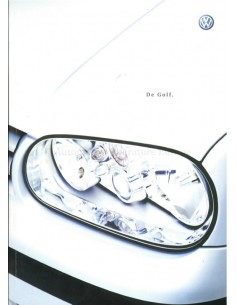 2002 VOLKSWAGEN GOLF PROSPEKT NIEDERLÄNDISCH