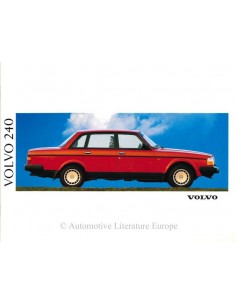 1991 VOLVO 240 PROSPEKT NIEDERLÄNDISCH
