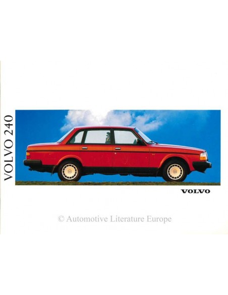 1991 VOLVO 240 PROSPEKT NIEDERLÄNDISCH