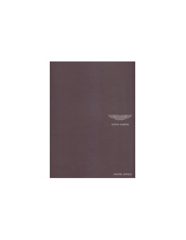 2008 ASTON MARTIN PROGRAMMA BROCHURE ENGELS