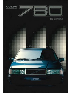 1987 VOLVO 780 BROCHURE ITALIAN