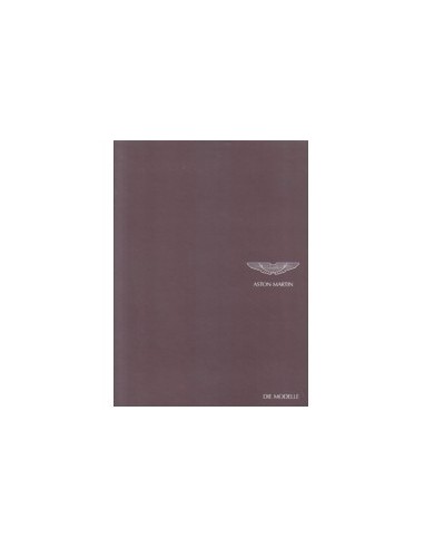 2008 ASTON MARTIN PROGRAMMA BROCHURE DUITS