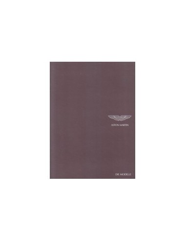 2008 ASTON MARTIN PROGRAMMA BROCHURE DUITS