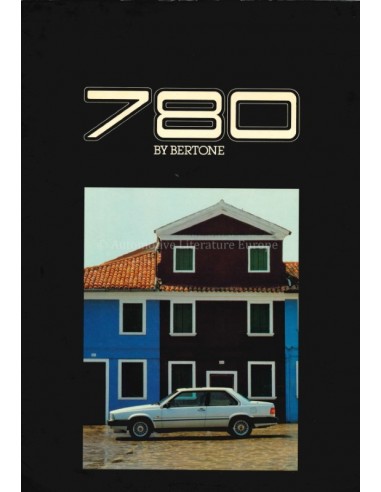 1987 VOLVO 780 BROCHURE ITALIAANS