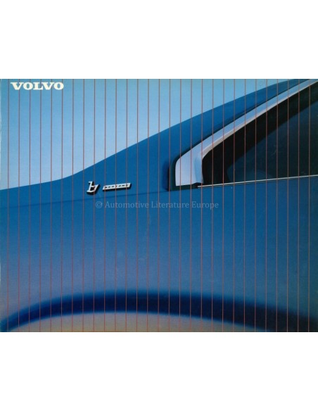 1987 VOLVO 780 BROCHURE ENGLISH (US)