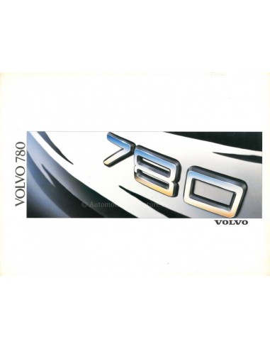 1988 VOLVO 780 BROCHURE FRANS