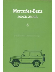 1982 MERCEDES BENZ G KLASSE PROSPEKT ITALIENISCH