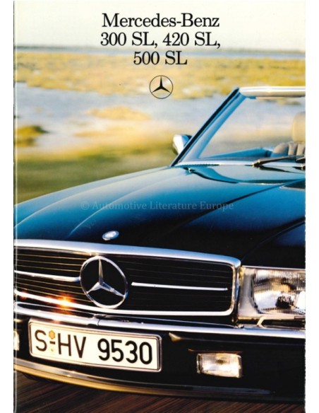 1987 MERCEDES BENZ SL PROSPEKT ITALIENISCH