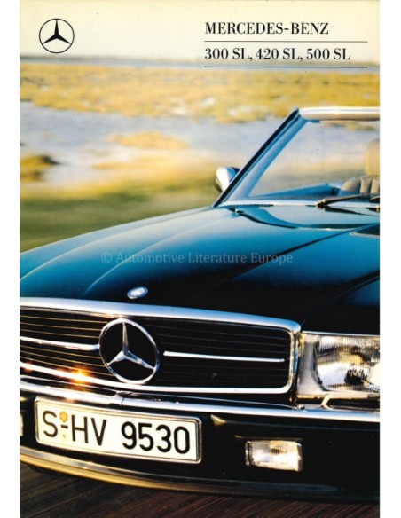 1988 MERCEDES BENZ SL PROSPEKT FRANZÖSISCH