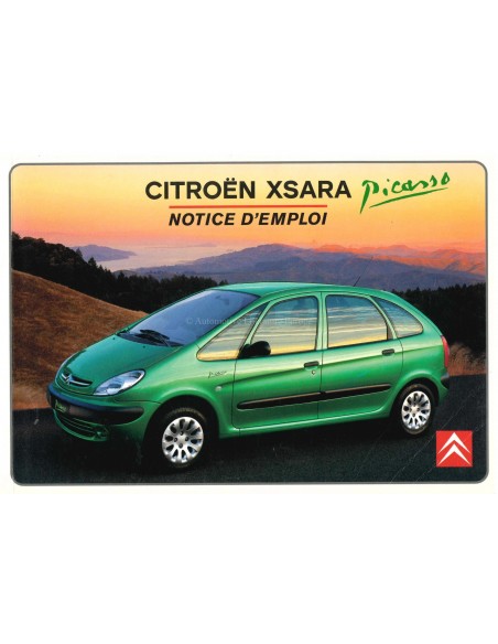2000 CITROEN XSARA PICASSO INSTRUCTIEBOEKJE DUITS