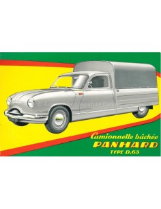 1956 PANHARD DYNA D65 CAMIONNETTE BACHEE PROSPEKT FRANZÖSISCH