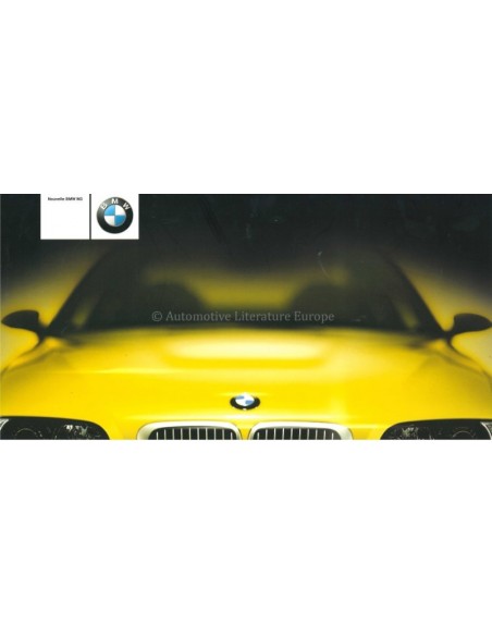 2000 BMW M3 BROCHURE FRANS