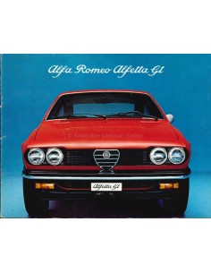 1975 ALFA ROMEO ALFETTA GT BROCHURE ENGELS (USA/CA)