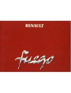 1980 RENAULT FUEGO INSTRUCTIEBOEKJE DUITS