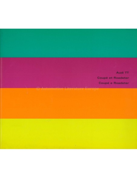1996 AUDI TT BROCHURE FRANS / ITALIAANS