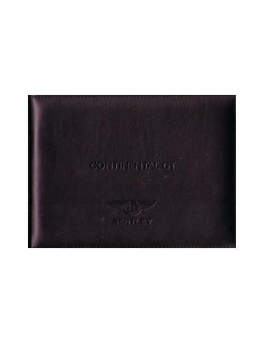 2004 BENTLEY CONTINENTAL GT OWNERS MANUAL GERMAN