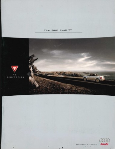 2001 AUDI TT BROCHURE ENGLISH (USA)