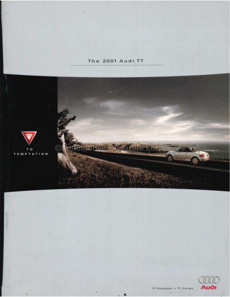 2001 AUDI TT BROCHURE ENGLISH (USA)