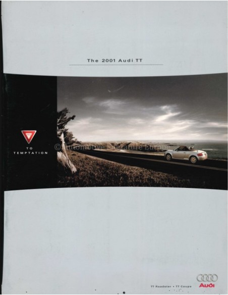 2001 AUDI TT PROSPEKT ENGLISCH (USA)