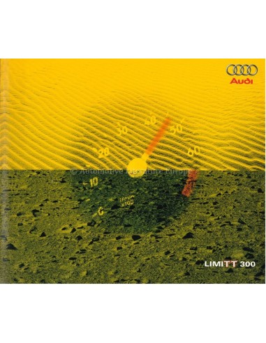 2000 AUDI TT LIMITT 300 BROCHURE GERMAN