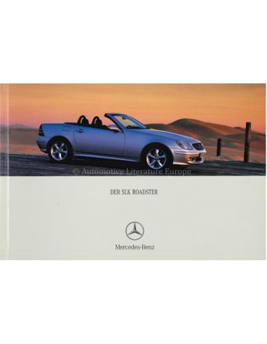 2000 MERCEDES BENZ SLK PROSPEKT DEUTSCH