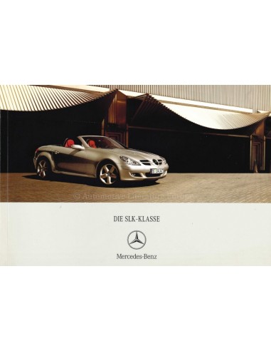 2007 MERCEDES BENZ SLK BROCHURE GERMAN