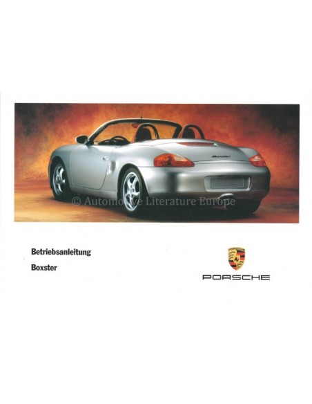 1997 PORSCHE BOXSTER OWNERS MANUAL GERMAN
