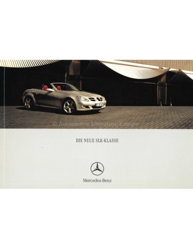 2004 MERCEDES BENZ SLK CLASS BROCHURE GERMAN