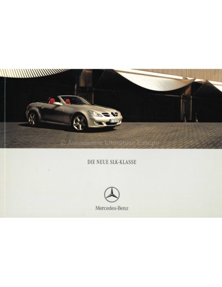 2004 MERCEDES BENZ SLK CLASS BROCHURE GERMAN