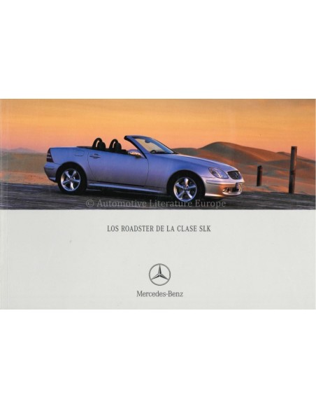 2002 MERCEDES BENZ SLK BROCHURE SPANISH