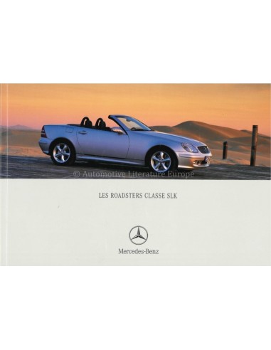 2003 MERCEDES BENZ SLK PROSPEKT FRANZÖSISCH