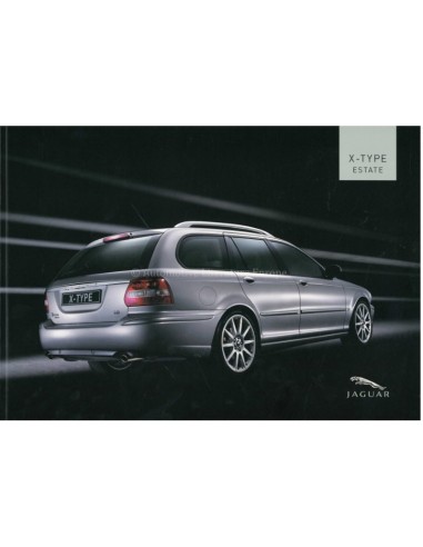 2005 JAGUAR X TYP ESTATE PROSPEKT NIEDERLÄNDISCH