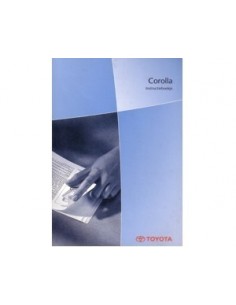 2003 TOYOTA COROLLA INSTRUCTIEBOEKJE NEDERLANDS