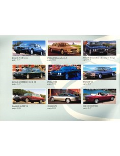 1998 JAGUAR XJ V8 & DAIMLER MODELLEN BROCHURE NEDERLANDS 2