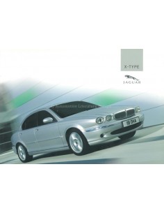 2004 JAGUAR X TYP PROSPEKT NIEDERLÄNDISCH