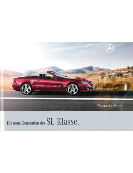 2009 MERCEDES BENZ SL PROSPEKT DEUTSCH
