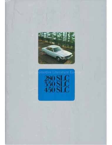 1976 MERCEDES BENZ SLC PROSPEKT NIEDERLÄNDISCH