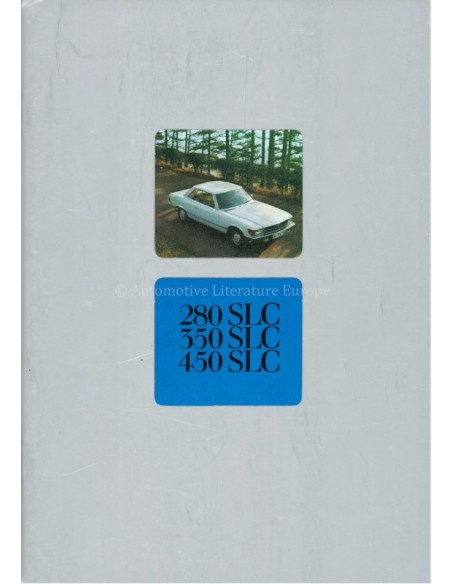 1976 MERCEDES BENZ SLC BROCHURE NEDERLANDS