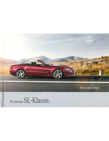 2008 MERCEDES BENZ SL HARDCOVER PROSPEKT DUTCH