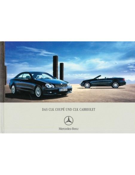2006 MERCEDES BENZ CLK KLASSE HARDCOVER PROSPEKT DEUTSCH