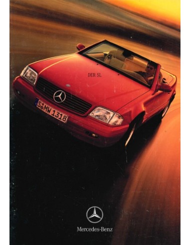 1998 MERCEDES BENZ SL BROCHURE DUITS