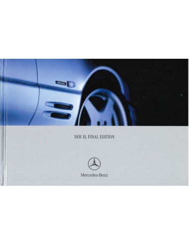 2000 MERCEDES BENZ SL FINAL EDITION HARDCOVER BROCHURE DUITS