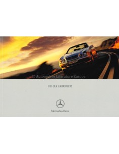 2001 MERCEDES BENZ CLK CONVERTIBLE BROCHURE GERMAN