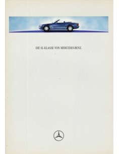 1996 MERCEDES BENZ SL BROCHURE DUITS