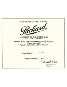 PACKARD - A HISTORY OF THE MOTOR CAR AND THE COMPANY - BEVERLY RAE KIMES - BOOK 2