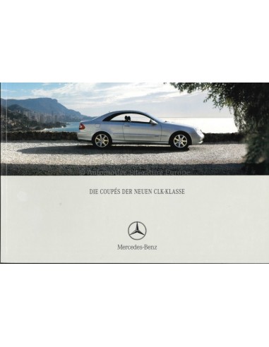 2002 MERCEDES BENZ CLK COUPÉ BROCHURE DUITS