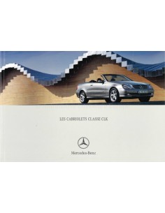 2004 MERCEDES BENZ CLK CONVERTIBLE BROCHURE FRANCE