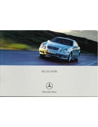 2000 MERCEDES BENZ CLK COUPÉ BROCHURE DUITS