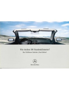 2002 MERCEDES BENZ CLK CONVERTIBLE FINAL EDITION GERMAN